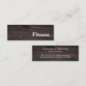 Pilates Yoga Instructor Teacher Mini Visitekaartje (Voorkant / Achterkant)