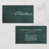 Pilates Yoga Instructor Teacher Visitekaartje (Voorkant / Achterkant)