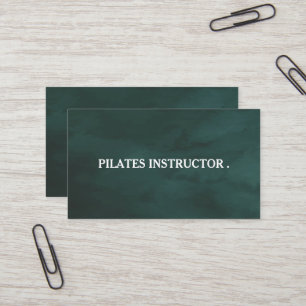 Pilates Yoga Instructor Teacher Visitekaartje