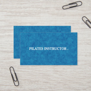 Pilates Yoga Instructor Teacher Visitekaartje