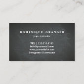 Pilates Yoga Instructor Teacher Visitekaartje (Achterkant)