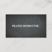 Pilates Yoga Instructor Teacher Visitekaartje (Voorkant)