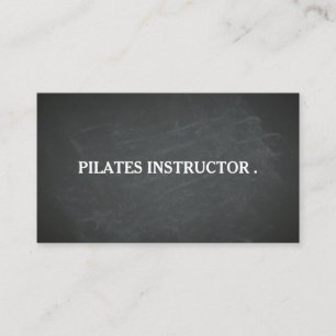 Pilates Yoga Instructor Teacher Visitekaartje