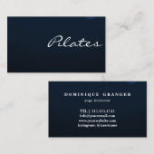 Pilates Yoga Instructor Teacher Visitekaartje (Voorkant / Achterkant)