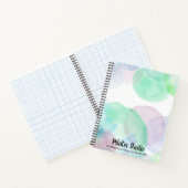 Pilates Yoga Reiki Studio Waterverf Splash Notitieboek (Binnen)