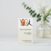 Pilates Yoga Visitekaartje (Staand voorkant)