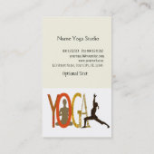 Pilates Yoga Visitekaartje (Achterkant)