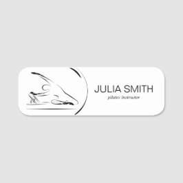 Pilates Zeemeermin op de hervormer Naamplaatje