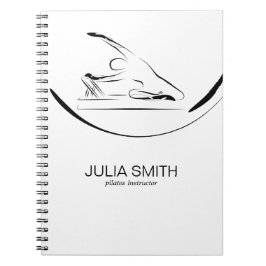 Pilates Zeemeermin op de hervormer Notitieboek