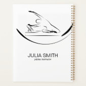 Pilates Zeemeermin op de hervormer Planner (Achterkant)