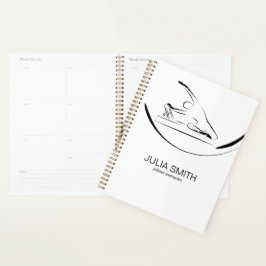 Pilates Zeemeermin op de hervormer Planner