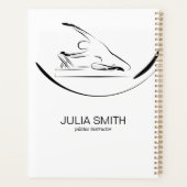 Pilates Zeemeermin op de hervormer Planner (Achterkant)