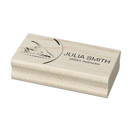 Pilates Zeemeermin op de hervormer Rubberstempel