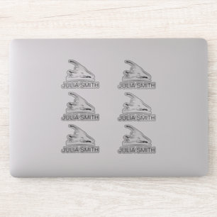 Pilates Zeemeermin op de hervormer Sticker