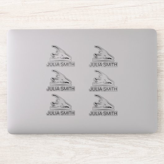 Pilates Zeemeermin op de hervormer Sticker (Computer)