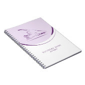 Pilates zeemeermin pose op de reformer | Kleur Notitieboek (Rechterzijde)