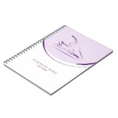 Pilates zeemeermin pose op de reformer | Kleur Notitieboek (Linkerzijde)