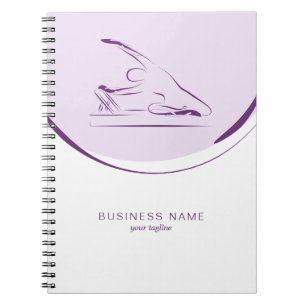 Pilates zeemeermin pose op de reformer   Kleur Notitieboek