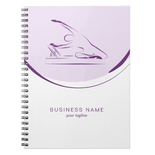 Pilates zeemeermin pose op de reformer | Kleur Notitieboek (Voorkant)