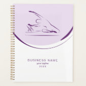 Pilates zeemeermin pose op de reformer | Kleur Planner (Voorkant)