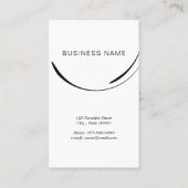 Pilates zeemeermin pose op de reformer visitekaartje (Achterkant)