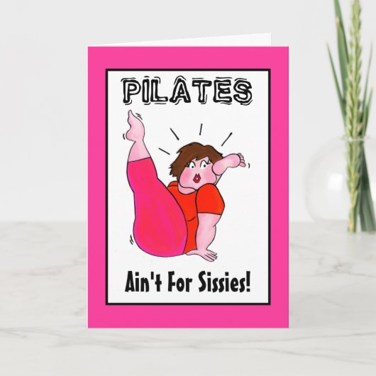 PILATES zijn niet voor dienstreizen! Kaart (Voorkant)