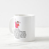 PILATES zijn niet voor dienstreizen! mok (Voorkant links)