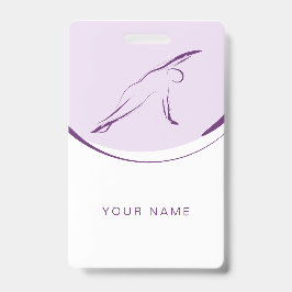 Pilates Zijwaartse Buig houding | Kleur Badge