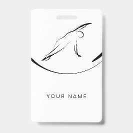 Pilates Zijwaartse Buigingshouding Badge