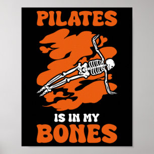 Pilates Zit In Mijn Botten Meditatie Halloween _1 Poster
