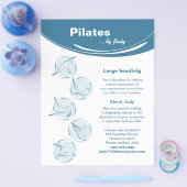 Pilatesstudio Flyer (Enkel)