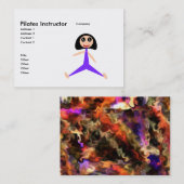 Pilatteninstructeur Visitekaartje (Voorkant / Achterkant)