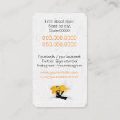 Pilatteninstructeur Visitekaartje (Achterkant)