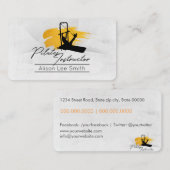 Pilatteninstructeur Visitekaartje (Voorkant / Achterkant)