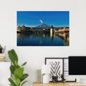 Pilatus en Lucerne Poster (Thuiskantoor)