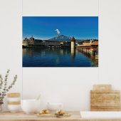 Pilatus en Lucerne Poster (Keuken)