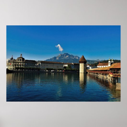 Pilatus en Lucerne Poster (Voorkant)