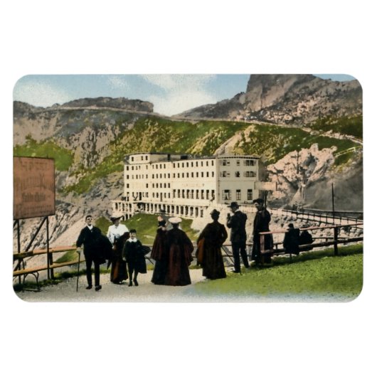 Pilatus Kulm belle époque Swiss Alps Magneet (Horizontaal)