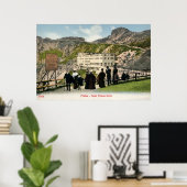 Pilatus Kulm belle époque Swiss Alps Poster (Thuiskantoor)