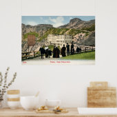 Pilatus Kulm belle époque Swiss Alps Poster (Keuken)