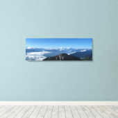 Pilatus Panorama Canvas Afdruk (Insitu (Houten vloer))