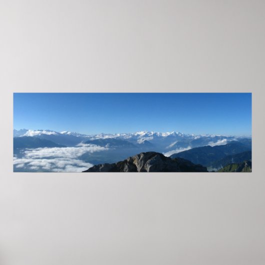 Pilatus Panorama Poster (Voorkant)