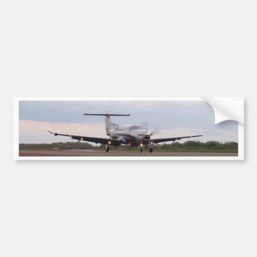Pilatus PC 12 Bumpersticker (Voorkant)