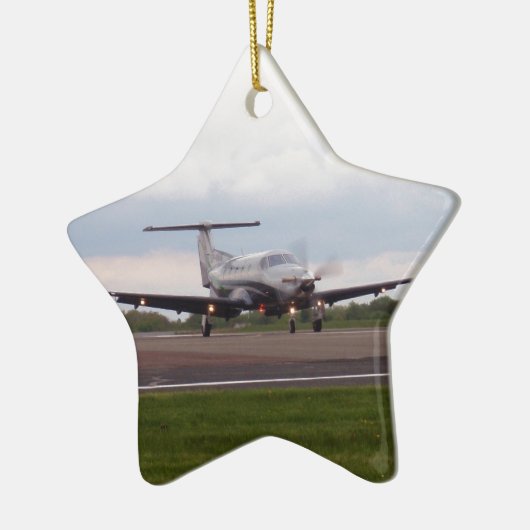 Pilatus PC 12 Keramisch Ornament (Links)