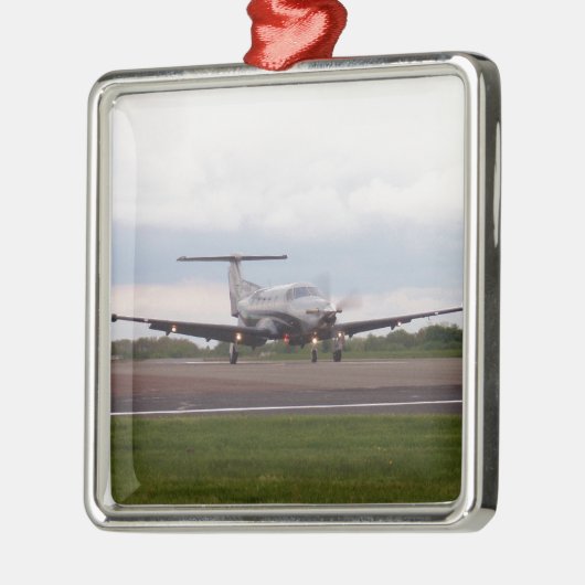 Pilatus PC 12 Metalen Ornament (Links)