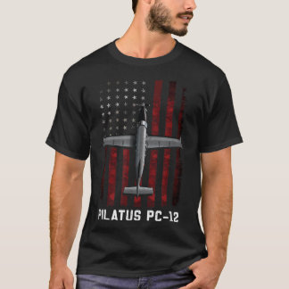 Pilatus PC 12 Plane T-shirt