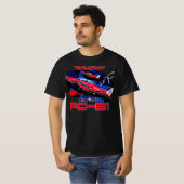 Pilatus PC-21 Advanced Pilot training Vliegtuig T-shirt (Voorkant volledig)