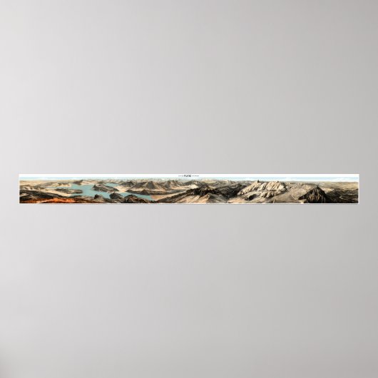 PILATUS Swiss Alps 360° Panorama Poster (Voorkant)