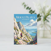 Pilatus Zwitserland Briefkaart (Staand voorkant)