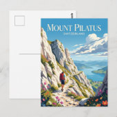 Pilatus Zwitserland Briefkaart (Voorkant / Achterkant)
